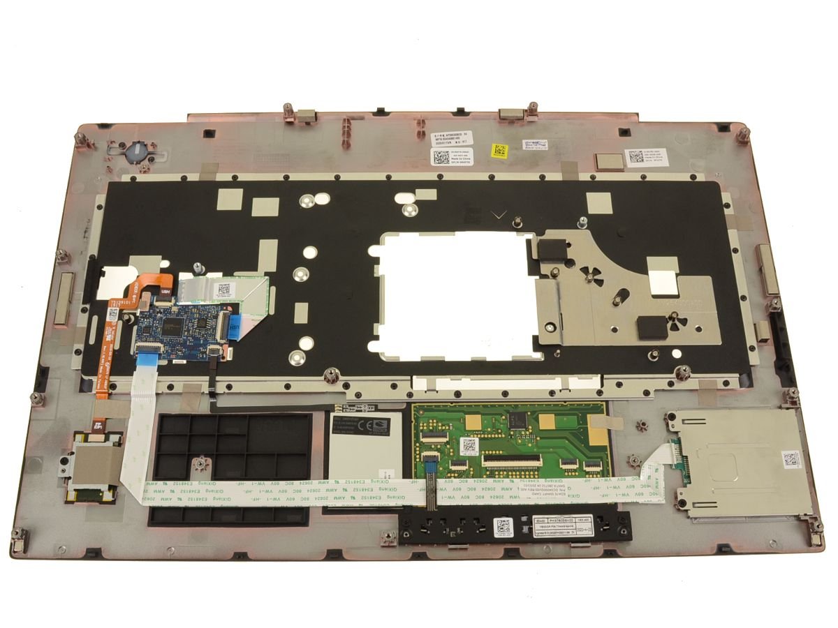 For Dell Precision 7740 Touchpad Palmrest Assembly with FIPS Fingerprint Reader - F1JTD - R6F76