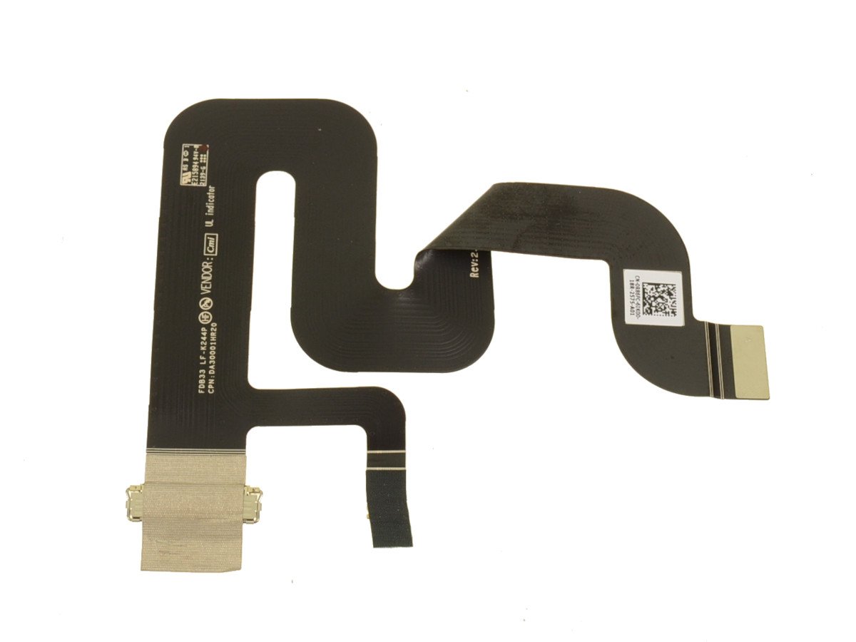 For Dell Latitude 7320 Detachable Tablet 13" TS Ribbon LCD Video Cable - R86FC