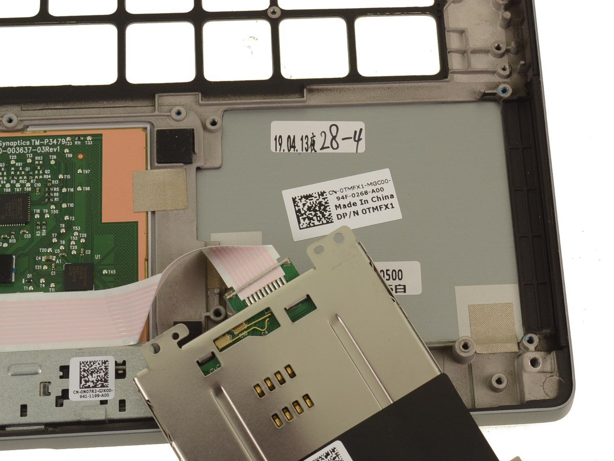 For Dell Latitude 7300 Palmrest Touchpad Assembly with Smart Card Reader - RFFKK - TMFX1 - Image 3