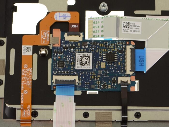 For Dell Precision 7730 Touchpad Palmrest Assembly with FIPS Fingerprint Reader - 6D8VK - Image 3