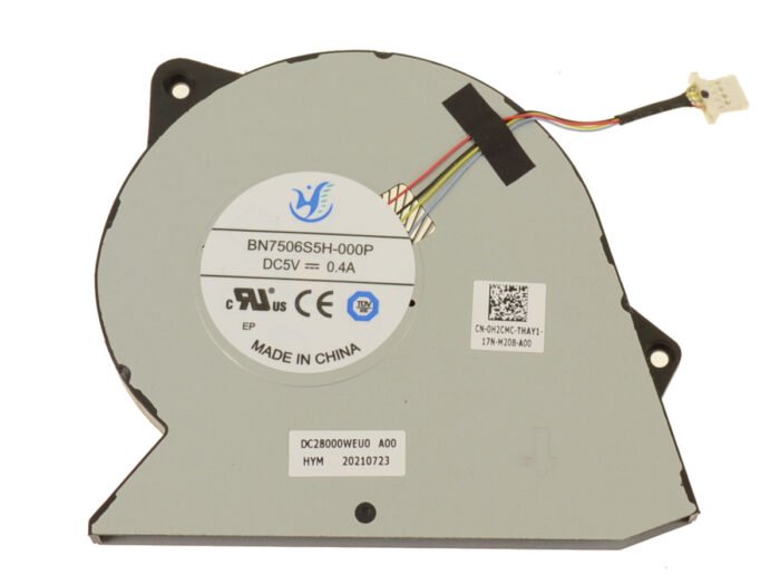 For Dell Vostro 3510 / Inspiron 15 3511 CPU Cooling Fan - Discrete Nvidia Graphics - H2CMC - Image 2