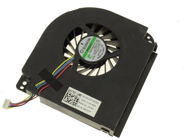 For Dell Precision M6400 CPU Cooling Fan - Short Cable - W227F