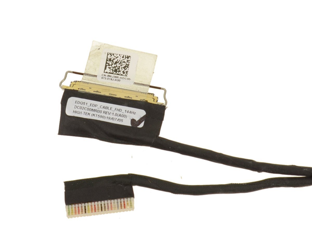 For Alienware m15 R2 FHD 15.6" LCD Ribbon Cable - 144Hz - WJ36R