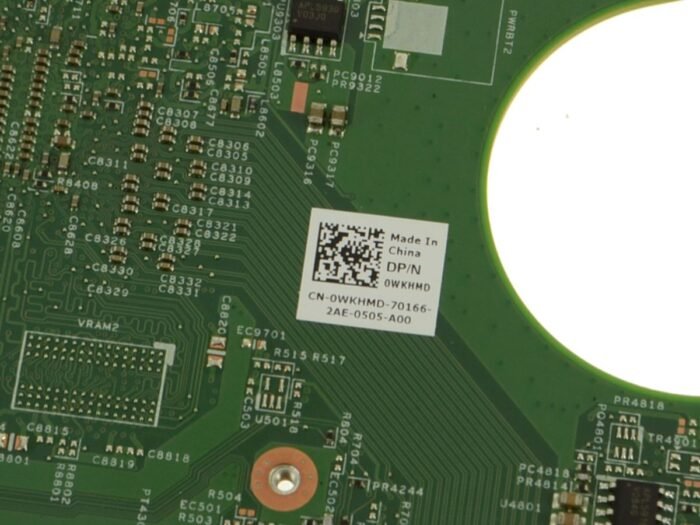 For Dell Inspiron 15R (N5110) Motherboard System Board with Discrete ATI Radeon graphics for Dual Core CPU - WKHMD - Image 3