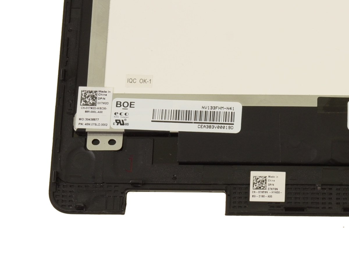 For Dell Inspiron 13 (7368 / 7378) 13.3" Touchscreen FHD LCD LED Widescreen - 40 Pin OTP - 7KF9N - Image 3