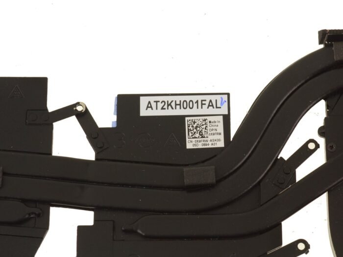 For Alienware m15 R2 CPU / Graphics Cooling Heatsink Fan Assembly - X9FRW