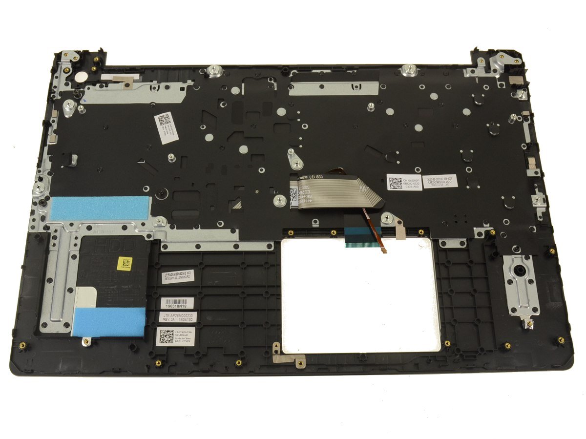 For Dell G Series G3 3579 Palmrest Assembly - Blue - Backlit - 7TMPH - Y2VVY