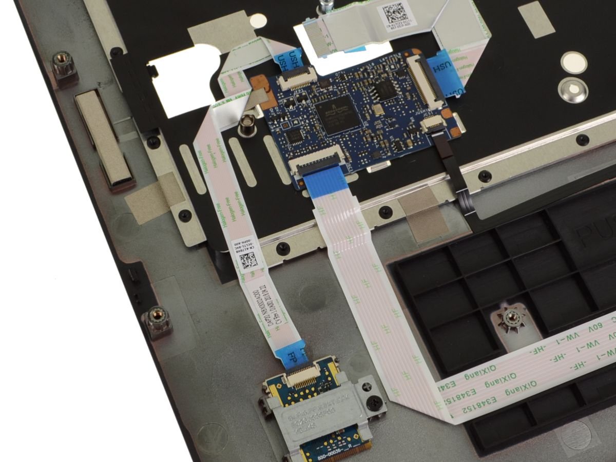 For Dell Precision 7730 Touchpad Palmrest Assembly with Fingerprint Reader - 4P5P4 - FPG5T - Image 4