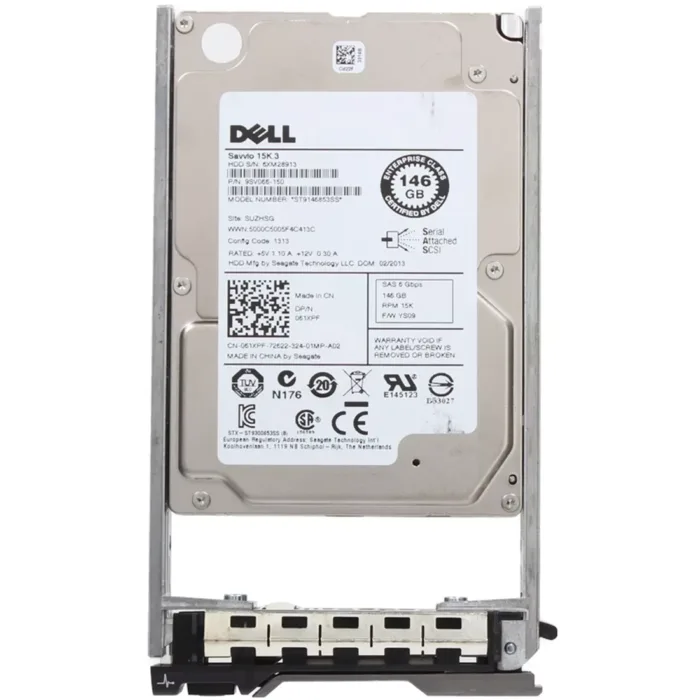 For Dell 061XPF 146GB 15K 2.5" SAS 6Gb/s Hot-Swap HDD