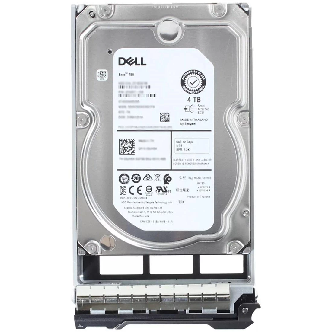 For Dell K07H8 4TB 7.2K NL SAS 12Gbps 3.5inch Hot Swap Hard Drive