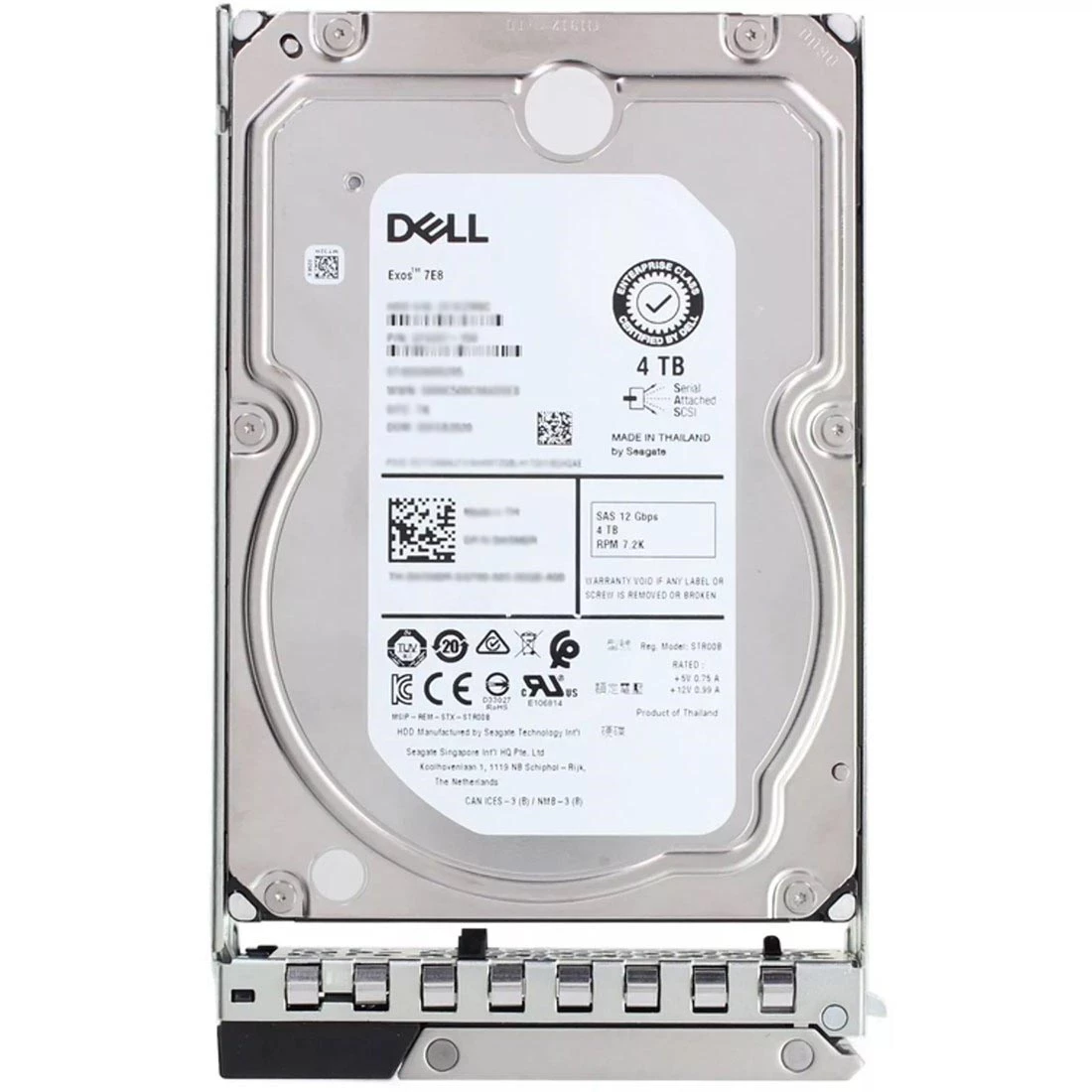 For Dell 400-BJKC 4TB 7.2K NL SAS 12Gbps 512n Hot-Plug Hard Drive