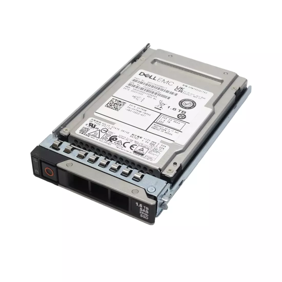 For Dell 4TRHM 1.6TB SAS-24Gbps Mixed Use 3DWPD 2.5-Inch SSD