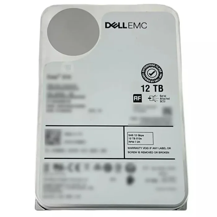 For Dell AC163520 12TB 7.2k 512e 3.5inch SAS-12Gbps HDD