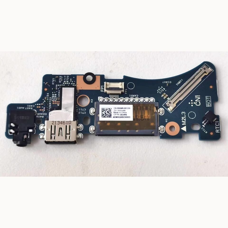 Original For DELL Inspiron 14Pro 5420 Laptop Audio USB SD Card Reader IO Board 864MN