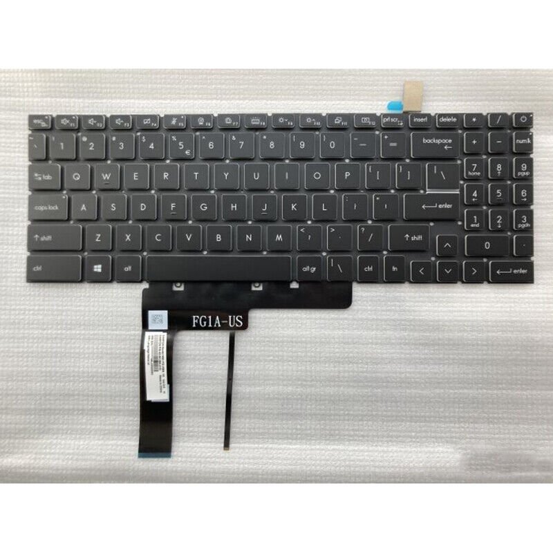 Original FG1A-US Backlit Keyboard NSK-FG1ABN For MSI GL66 - Dell Parts ...