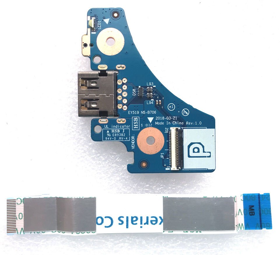 Original USB I/O Board NS-B706 & Cable NBX0001M100 For Legion Y7000P 81HC 81LD