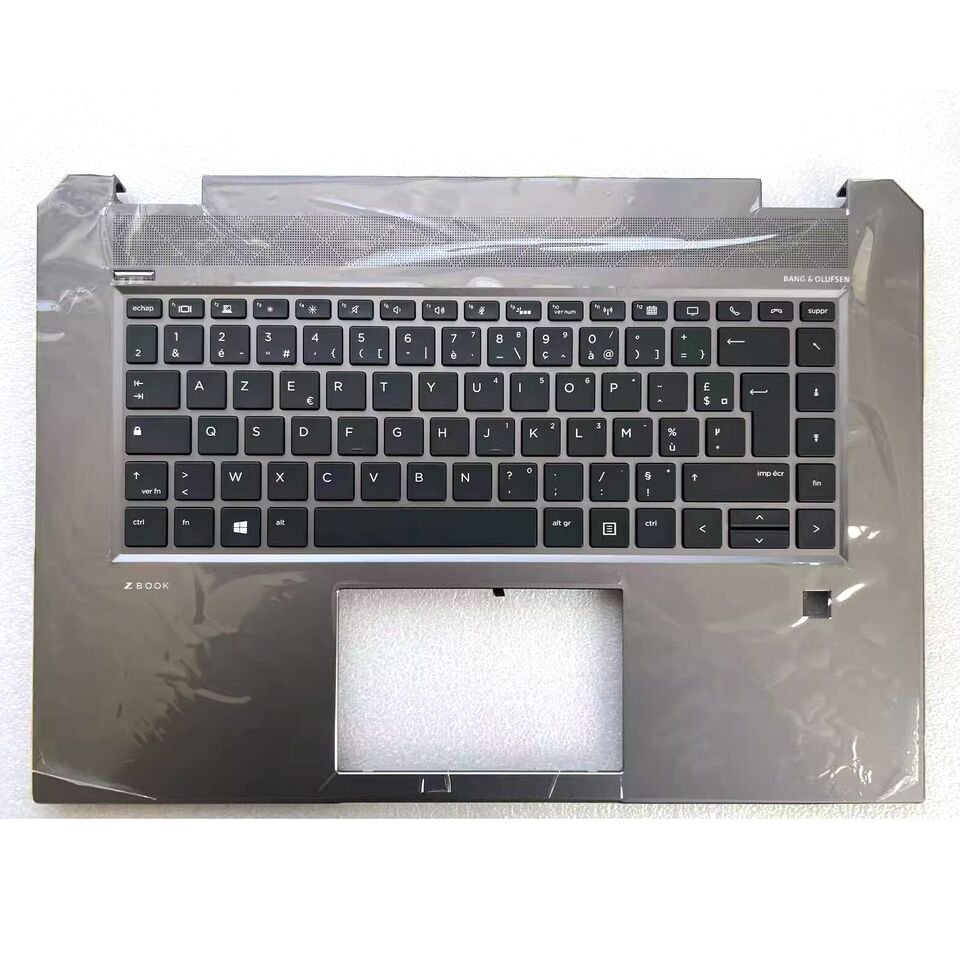 Original Palmrest Upper Case FR Backlit Keyboard For HP Zbook Studio G5 L30669-052