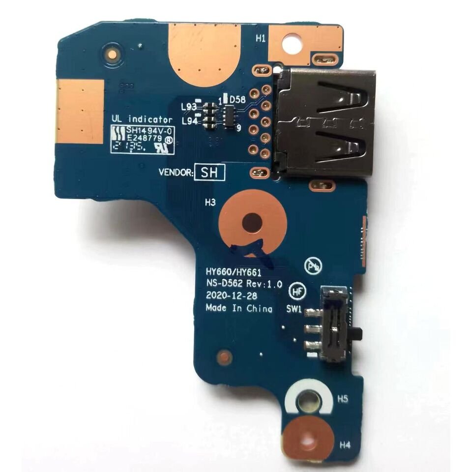 Original USB Board NS-D562 For Lenovo Legion 5 Pro-16ACH6H Laptop 82JQ 5C50S25187