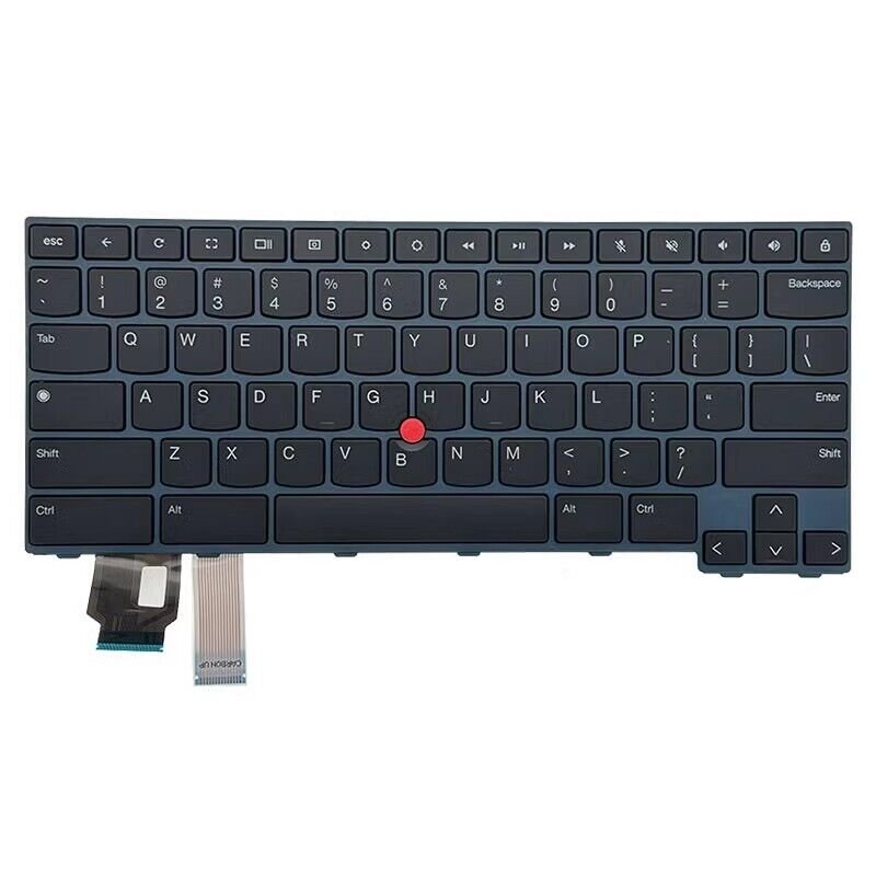 Original US Backlit Keyboard For ThinkPad C14 Gen 1 Chromebook 21C9 21CA 5N21E09404