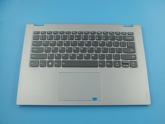Lenovo ideapad Yoga 520-14IKB Palmrest Keyboard Bezel US Backlit Non-Fingerprint Silver 5CB0N67736