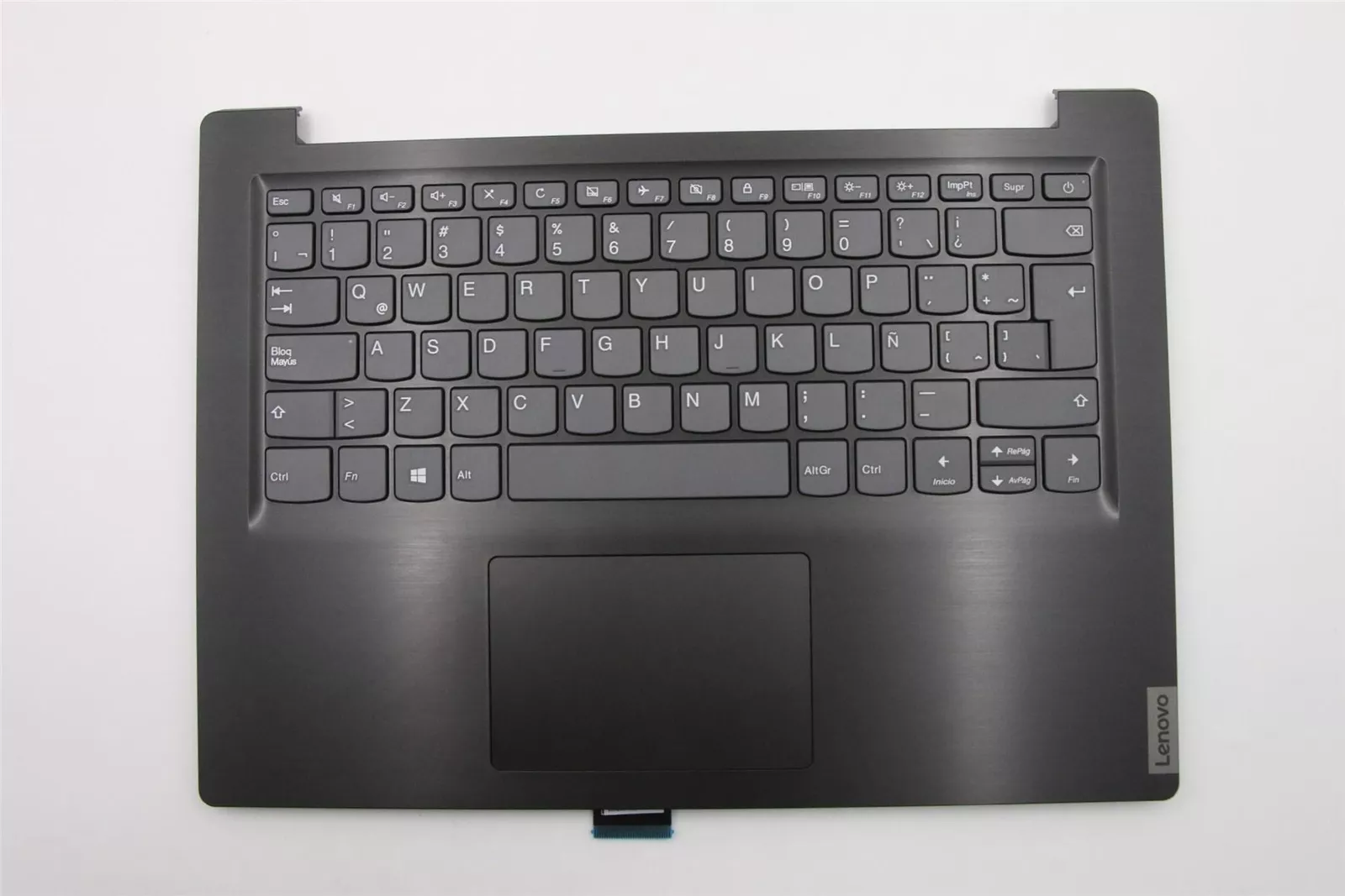 Lenovo ideapad S145-14API 14AST 14.0" Palmrest Keyboard Bezel Latin Spanish Gray 5CB0S17045