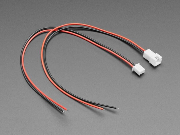 Original 2.5mm Pitch 2-pin Cable Matching Pair - JST XH compatible - PartsCountry