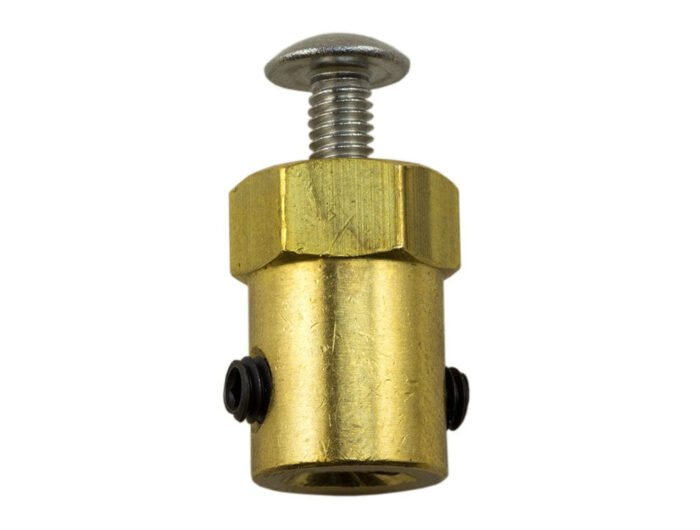 Original Brass Motor Shaft Hub - 7mm - PartsCountry