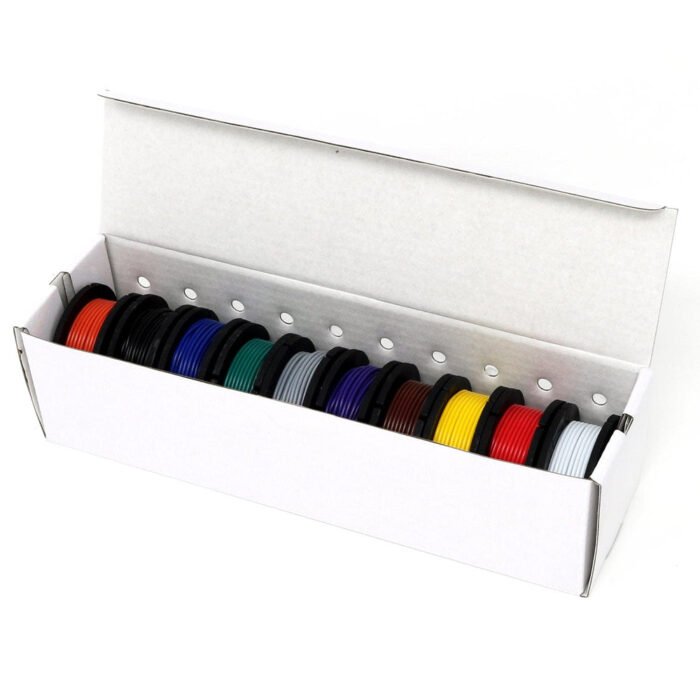 Original Prototyping Wire Spool Set - 10 Spool Solid Core - PartsCountry