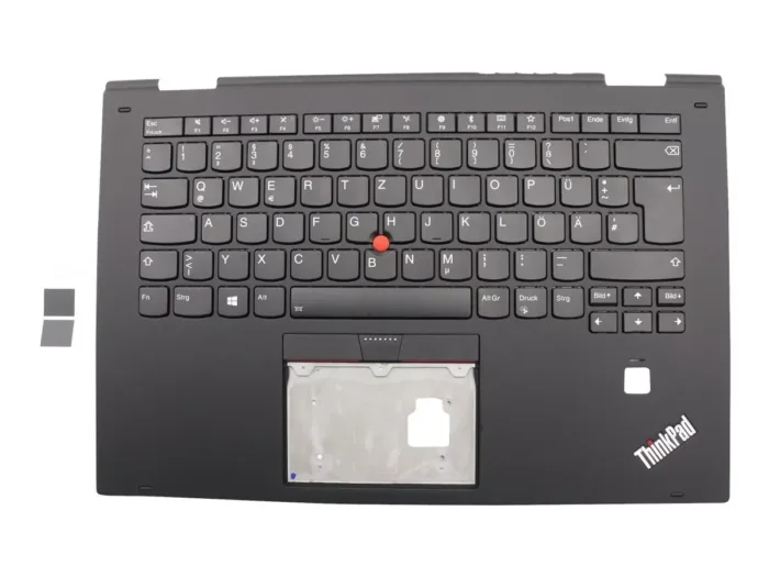 For Lenovo ThinkPad X1 Yoga 2nd Gen Palmrest Keyboard Bezel German 01HY813
