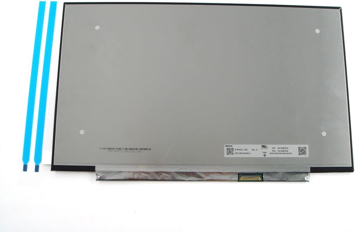 14" FHD Matte LCD Screen Replacement For Lenovo ThinkPad T14, P14s, T14s Gen 3 & Gen 4 (1920x1200, No-Touch, 5D10V82394)