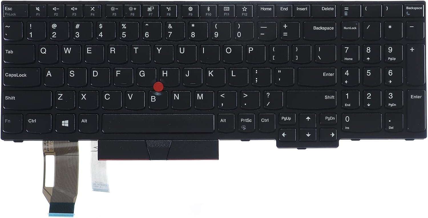 Genuine Original For Lenovo ThinkPad L580 E580 E585 15.6" US Keyboard Non-Backlit 01YP560 01YP720 Black