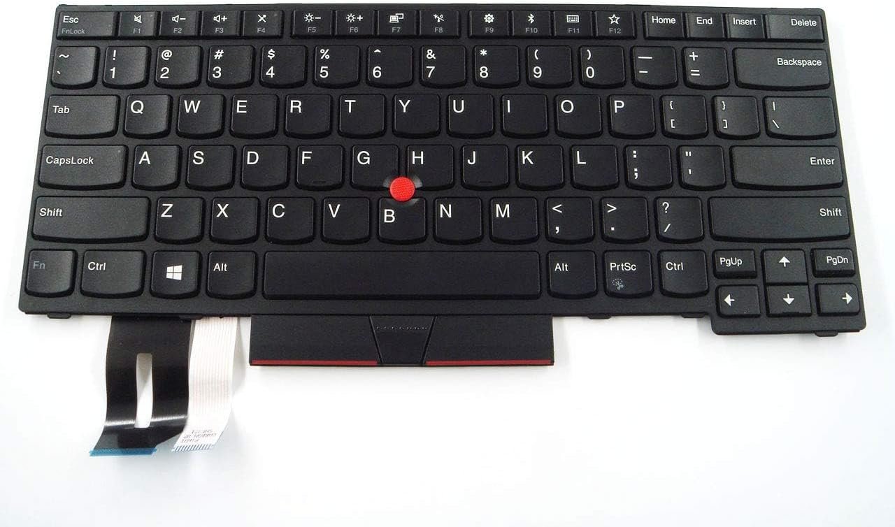 Genuine Original For Lenovo ThinkPad E490 E495 14.0" US Keyboard Non-Backlit 01YP240 01YP320 Black