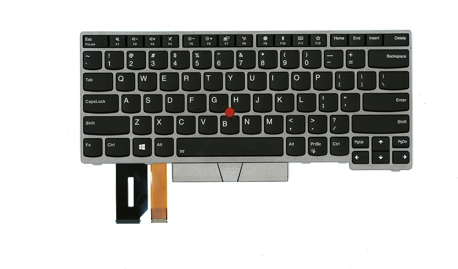 Genuine Original For Lenovo ThinkPad T480S 14.0" US Keyboard Backlit 01YN420 01YN340 Sliver