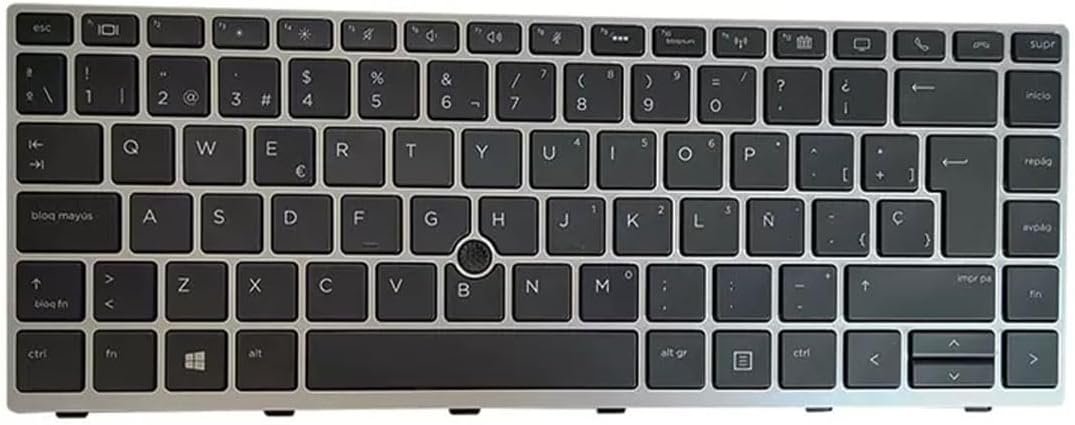 New Original For HP Elitebook 840 845 G5 G6 Spanish Non-Backlit Keyboard Silver L14377-071