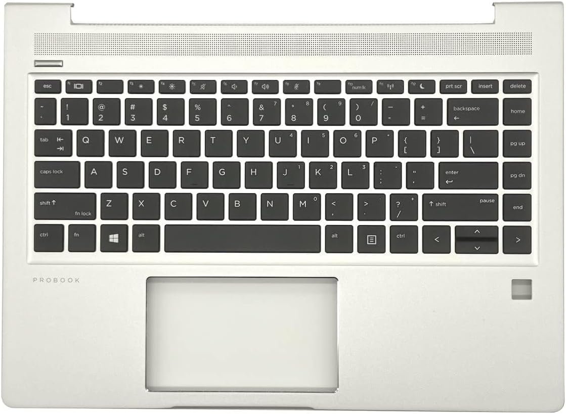 New Original For HP ProBook 440 445 G6 G7 14.0?? Palmrest US Keyboard Bezel Non-Backlit L65225-001 Silver