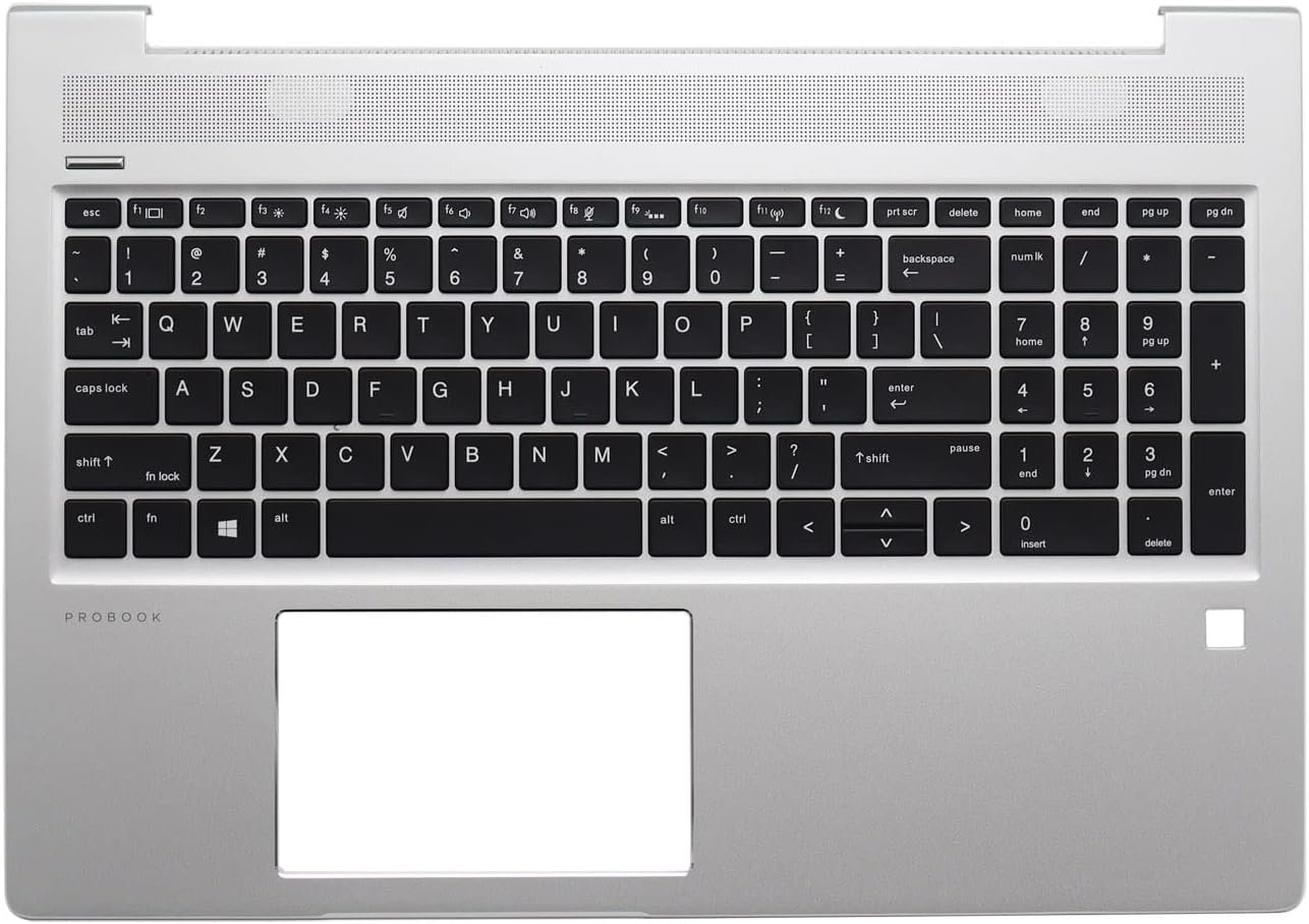 New Original For HP ProBook 450 455 G6 G7 15.6?? Palmrest US Keyboard Bezel Backlit L45090-001